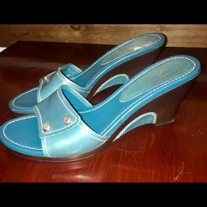 AK Anne Klein iflex teal shoes